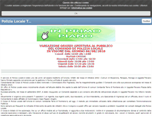 Tablet Screenshot of polizialocaleterredifrontiera.com